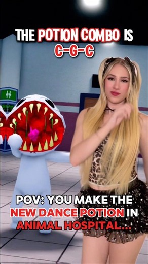 NEW “DANCE” POTION in ANIMAL HOSPITAL on ROBLOX! 💃🕺🧪