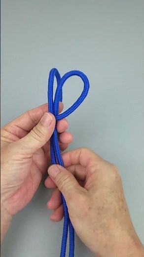 How to tie a strong double loop knot