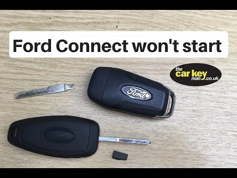 Ford Transit Connect 2018 Won't start Lost chip Key Problem
