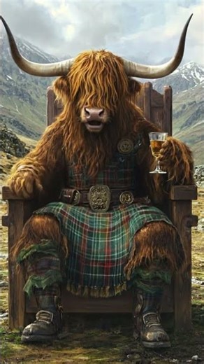 This highland cow just out-acted every Game of Thrones character #shorts