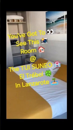 TUI SUNEO EL TRÉBOL Hotel in Costa Teguise Lanzarote 2 Bed Apartment Room Tour. #travel