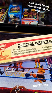 Today: The original box for the iconic 1993 WWF Hasbro Yellow King of the Ring. Who else had this rare classic ring as a kid? | Hasbromaniacs - WWF Hasbro Wrestling Figures