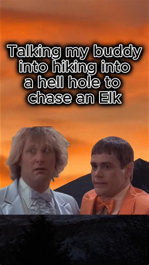 You know it’s real when your buddy stops talking and just starts breathing heavy. #elkhunting #hunting #hellhole #hiking #toughness | Hunting Addicts