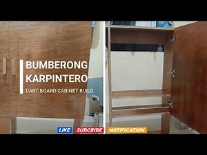 DIY Dart Board Cabinet