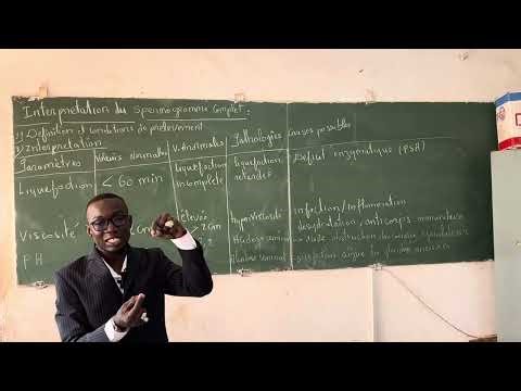 Detailed lesson on interpreting a spermogram #foryou #new