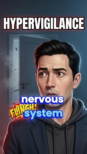 Why You FLINCH at Loud Noises | It's Not Anxiety #healingjourney #love #psychology #narcisist