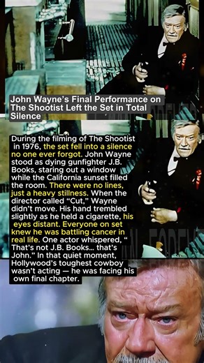 John Wayne’s Final Performance on The Shootist Left the Set in Total Silence #shorts #johnwayne