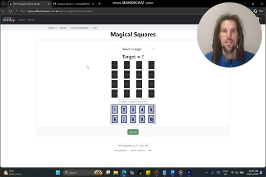 Magical Squares game tutorial