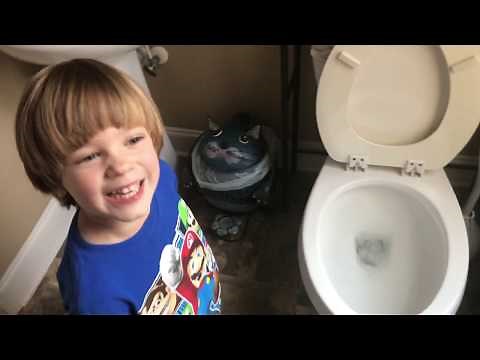 📣EXTREME 🚽 POTTY Training FUN ⎪ Sweetie Fella Aleks PEES on the TOILET Paper!
