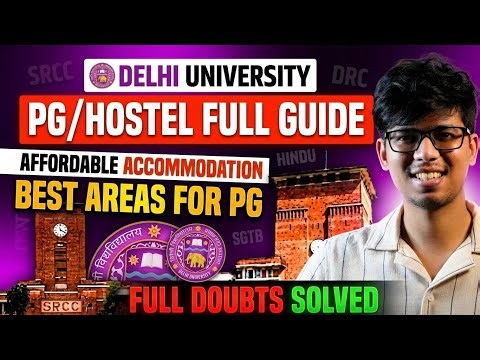 Best PG/HOSTEL in Delhi University 🔥PG in Delhi University| Delhi University hostels|PG in DU| SRCC