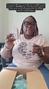 Sickle Cell and DVT patient unboxing the Roche Coaguchek® INRange system.