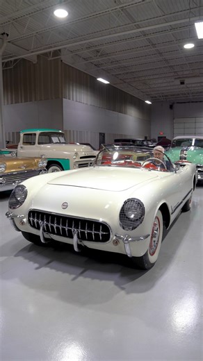 1954 Chevrolet Corvette Convertible. #cars #carsoftiktok #classiccars #classiccarsoftiktok #classiccarsdaily #classiccarsculture #classiccarsdaily #classiccarguy #carguy #carslover #chevy #corvette #chevrolet #vette | Ellingson Motorcars