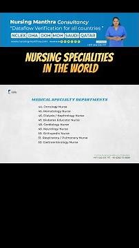 Nursing Career Options After GNM/BSc Nursing | Best Specialty Departments for Nurses
