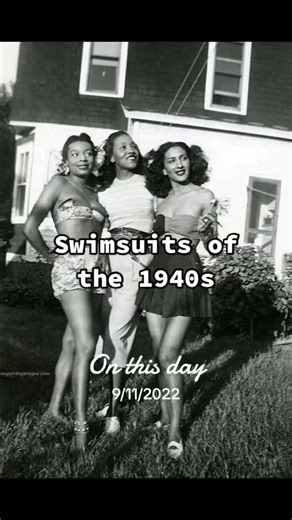 #onthisday #swimsuits #1940s #1940sfashion