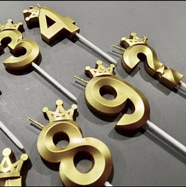 21st Birthday Candles for Cake, Number 21 Rose Gold Candles with Crown, 3D Design Birthday Cake Topper for Girl Women Birthday Party Wedding Anniversary Celebration Decorations Supplies