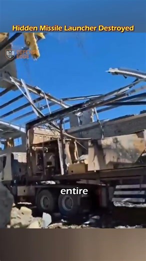 Hidden Iranian Missile Launcher Destroyed in U.S.-Israel Airstrike