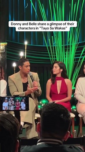 #DonnyPangilinan and #BelleMariano give a sneak peek of their roles in “Tayo Sa Wakas”. #TayoSaWakas