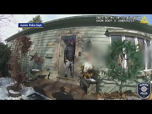 Aurora police release video of man with knives being shot by officers