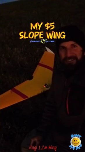 MY $5 SLOPE SOARING WING!!! #SlopeSoaring#Tutorial#BudgetRC#LearnToSlopeSoar#FreeLift #HappyRCFlyer