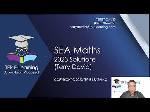 SEA Maths - 2023 Solutions (Terry David) - ABSOLUTELY FREE