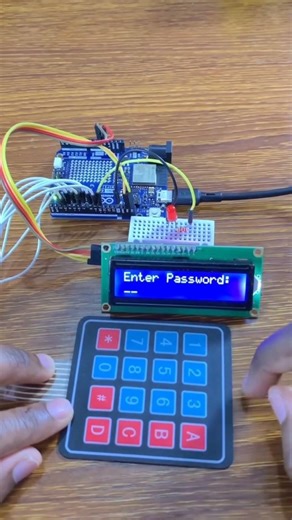 #Controlling an LED usingPassword |Arduino &Keypad implementation#viralvideo#reals#viralvideo#