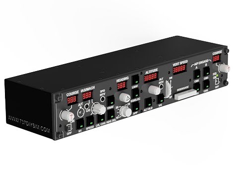 Boeing 737 AutoPilot Panel (MCP) for MSFS2020, Prosim & PMDG