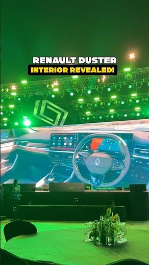 New Renault Duster INTERIOR First Look