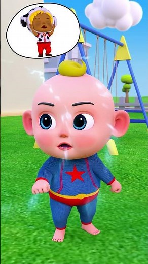 Baby Super Hero Song | Best Funny Nursery Rhymes For Kids #Shorts