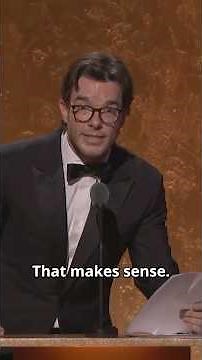 John Mulaney joked about self-taping for the role of “Young Cop” in The Bride! 😅 (via ‪@Oscars‬)