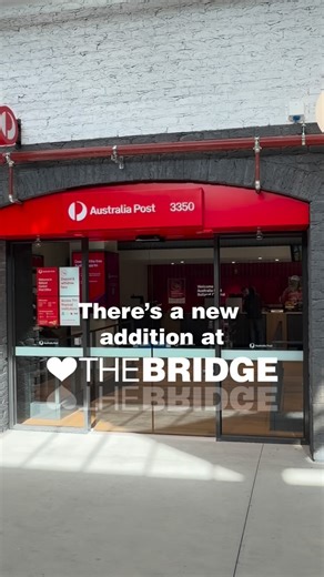 There’s a new arrival at ❤️ THE BRIDGE! Australia Post is now open in the new Norwich Plaza, making everyday errands even easier ✉️📦 ✔️ 24-hour access to post boxes & parcel lockers ✔️ Do your banking ✔️ Pay bills ✔️ Lodge passport applications Shop. Meet. Explore. ❤️ THE BRIDGE #TheBridge #NorwichPlaza #AustraliaPost #ShopMeetExplore #BallaratLife ConvenienceAtTheBridge | Shopthebridge - Bridge Mall Ballarat