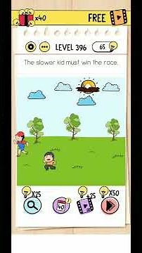 Brain Test Level 396 Walkthrough