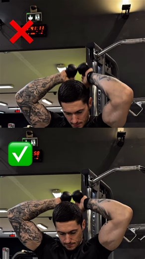 Sur l’extension triceps au-dessus de la tête à la poulie basse avec la corde, évite de serrer la corde à fond. Laisse-la suivre un mouvement naturel, en l’envoyant légèrement vers l’extérieur en fin de répétition. Ça te permet d’avoir une meilleure amplitude et surtout une contraction beaucoup plus forte sur le triceps, sans forcer inutilement sur les poignets et les coudes. #musculation #exercice #tríceps | Nicolas Loï Baldi - Personal Trainer