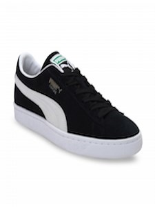 Buy Puma Men Black Suede Classic XXI Sneakers -  - Footwear for Men
