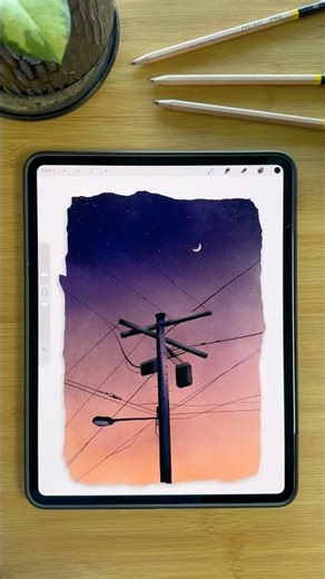 Procreate Easy Tutorial #procreate #beginnerarttips #digitalart