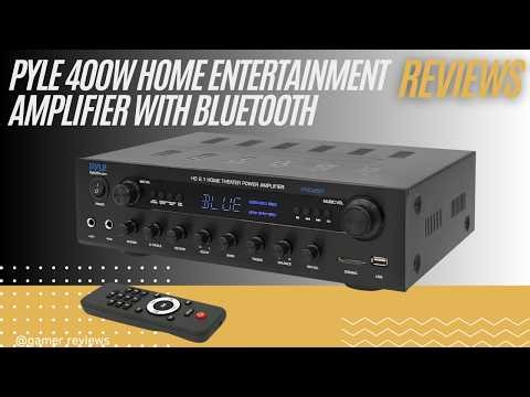 Pyle PHDA6BT 400W Amplifier Review | Bluetooth Karaoke Home Theater System