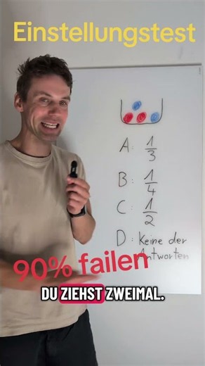 Probability questions in aptitude tests 😱🤯🤔 90% fail!! What do you say?!? #iq #aptitudetest #logic