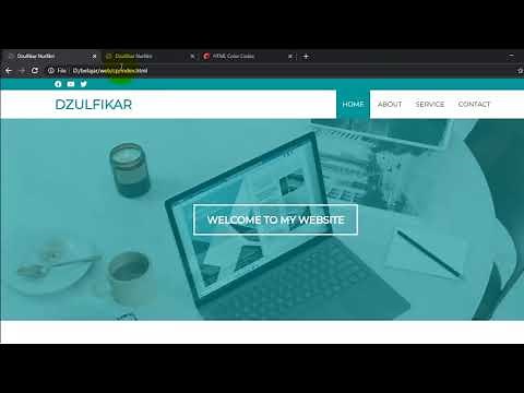 How to Create a Company Profile Website Using HTML and CSS | COMPLETE