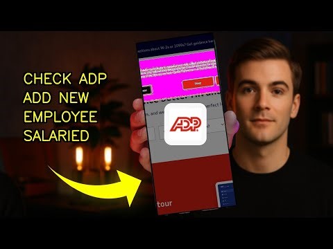 How To Add A New Employee In ADP For Salaried Employees 2026 (EASY GUIDE)