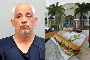 Customer upset with Subway order charged with battery after striking worker with sandwich