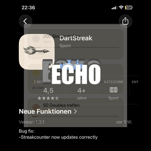 Jetzt im AppStore!!! #darts #dartsapp