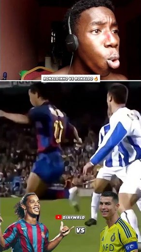Ronaldinho meets Ronaldo 🔥#ronaldinho #ronaldo#football #soccer