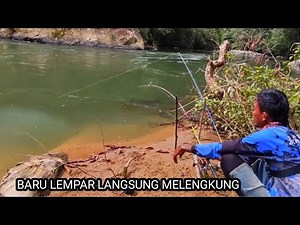 SUBHANALLAH Fishing in the river until I couldn't carry the rod until it broke. Fishing while cam...