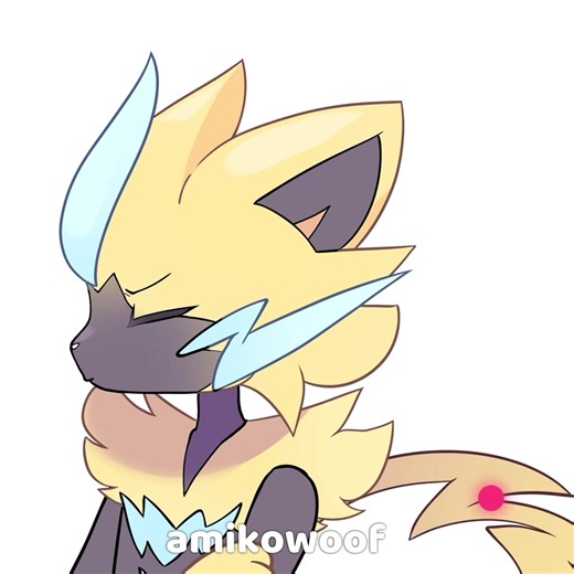 #ZERAORA | zeraora hit the natsuki pose oh my god guys👀👀👀👀 some people literally fed my art/animations to ai so thanks you fucking assholes🫩 #pokemon #tweening #animationmeme #alightmotion