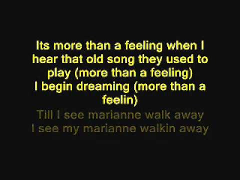 Boston - More Than A Feeling (With Lyrics)