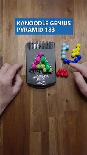 How to solve Kanoodle Genius Pyramid 183 #solvingpuzzles @youtubecreators #YouTubeHighFive