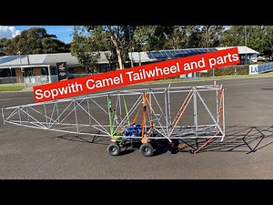 Sopwith Camel building, Tailwheel and parts.