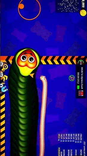 Worms Zone io Hungry Snake game No Death mod APK gameplay video
