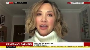 Singer and Save the Children ambassador, Mylene Klass has been on virtual visits to Wales and Uganda to learn about how they're delivering remote learning to the most vulnerable children. This Friday is the charity's #ChristmasJumperDay, raising money to help kids from all around the world continue their education. Mylene encourages people to get involved, donate and "put a smile on peoples' faces." Latest: https://trib.al/r6uEtM2 | Sky News