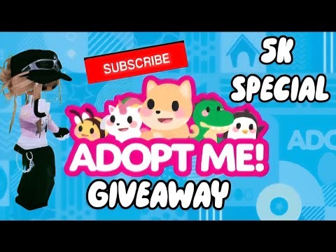 ADOPT ME 🔴LIVE!! (GIVEAWAY!! 5K SPECIAL!!) #giveaway #adoptme 