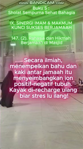147. (2). Rahasia dan Hikmah Berjamaah di Masjid #belajarpengobatansyari